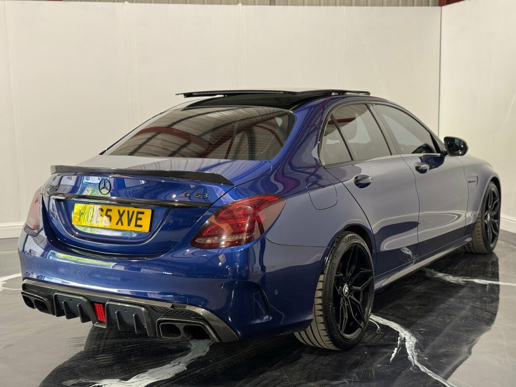 Mercedes-Benz C Class 4.0 C63 V8 Biturbo Amg Premium Saloon HG65XVE Blue #6