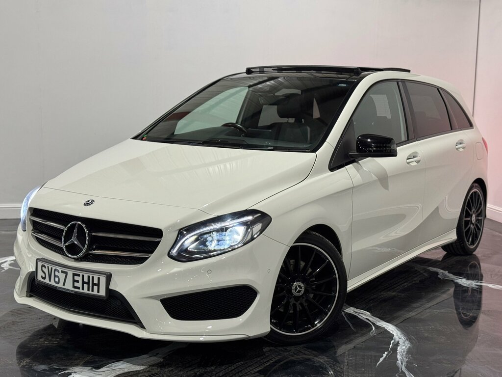 Mercedes-Benz B Class 1.6 B200 Amg Line Premium Plus Mpv 7G White #3