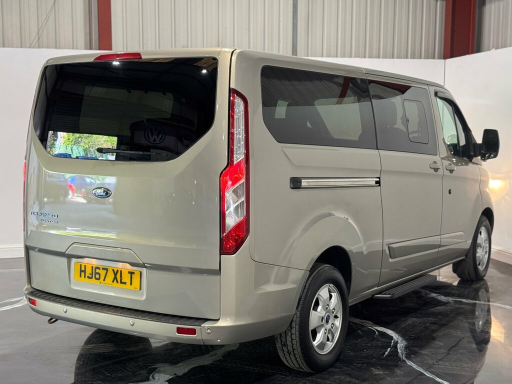 Ford Tourneo Custom 2.0 310 Ecoblue Titanium Minibus Double Cab Di Silver #6