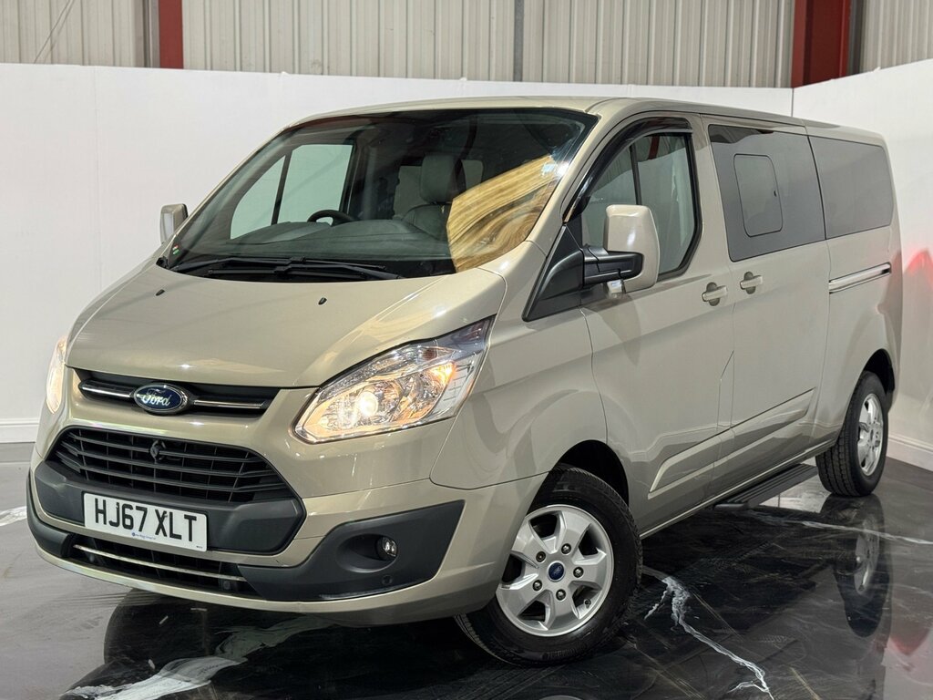 Ford Tourneo Custom 2.0 310 Ecoblue Titanium Minibus Double Cab Di Silver #3