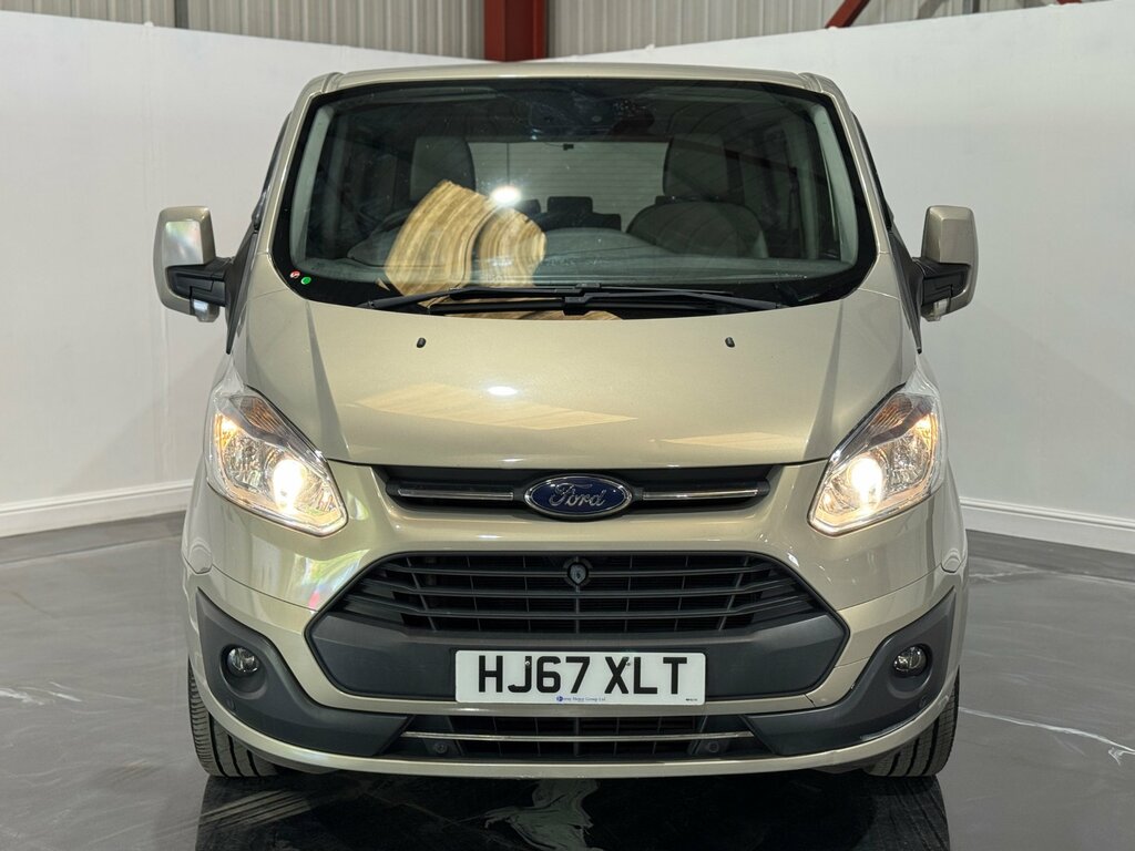 Ford Tourneo Custom 2.0 310 Ecoblue Titanium Minibus Double Cab Di Silver #2