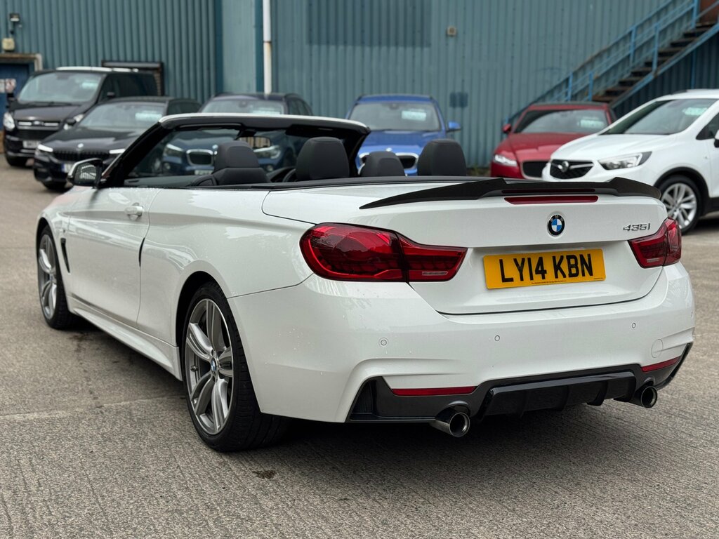 BMW 4 Series 3.0 435I M Sport Convertible Euro White #4