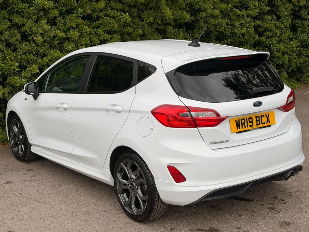 Ford Fiesta 1.0T Ecoboost St-line Euro 6 Ss WR19BCX White #5