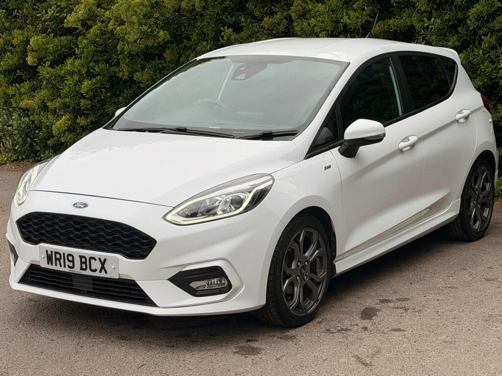 Ford Fiesta 1.0T Ecoboost St-line Euro 6 Ss WR19BCX White #3