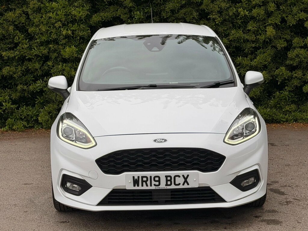Ford Fiesta 1.0T Ecoboost St-line Euro 6 Ss WR19BCX White #2