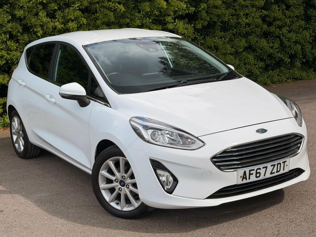 Ford Fiesta 1.0T Ecoboost Titanium Euro 6 Ss AF67ZDT White #4