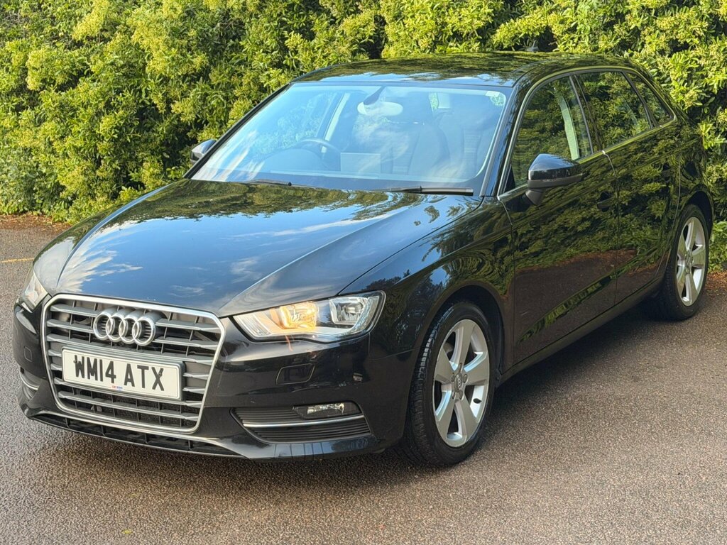 Audi A3 2.0 Tdi Sport Sportback Euro 6 Ss WM14ATX Black #2