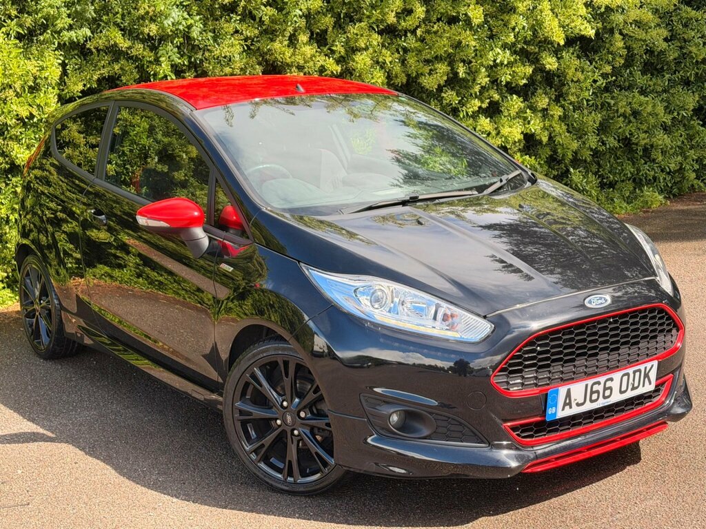 Ford Fiesta 1.0T Ecoboost St-line Euro 6 Ss AJ66ODK Black #3