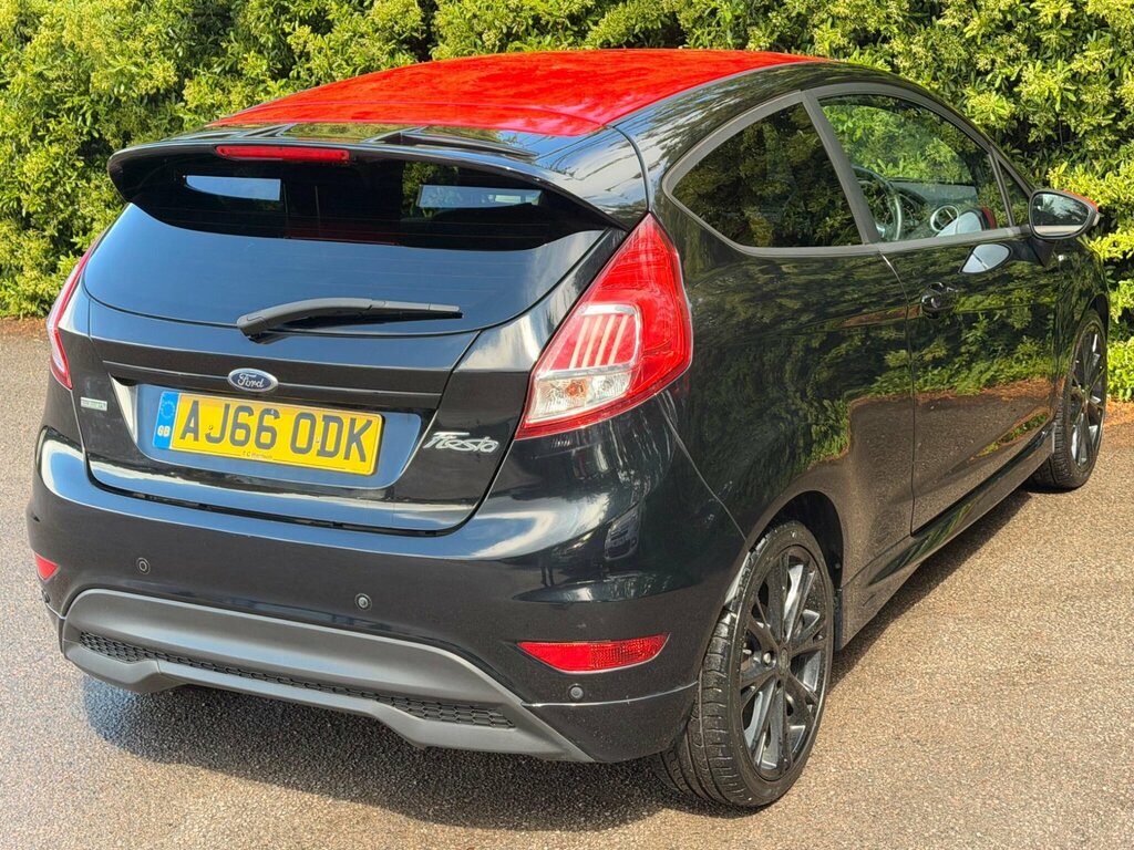 Ford Fiesta 1.0T Ecoboost St-line Euro 6 Ss AJ66ODK Black #5