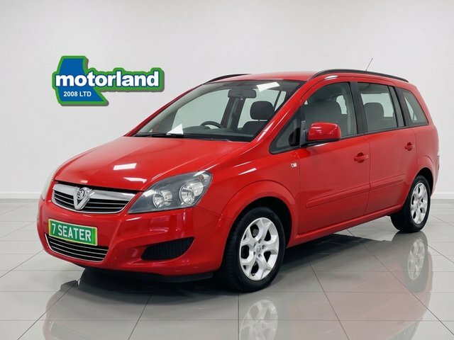 Vauxhall Zafira 16V Exclusiv Mpv BV63GZL Red #3
