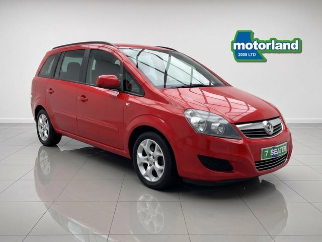 Vauxhall Zafira 16V Exclusiv Mpv Red