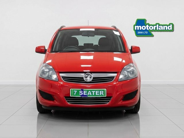 Vauxhall Zafira 16V Exclusiv Mpv BV63GZL Red #2