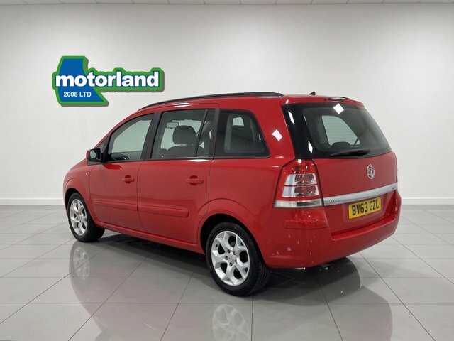Vauxhall Zafira 16V Exclusiv Mpv BV63GZL Red #4