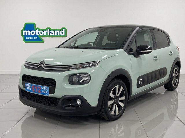 Citroen C3 Puretech Flair Hatchback CP19XKG Green #3