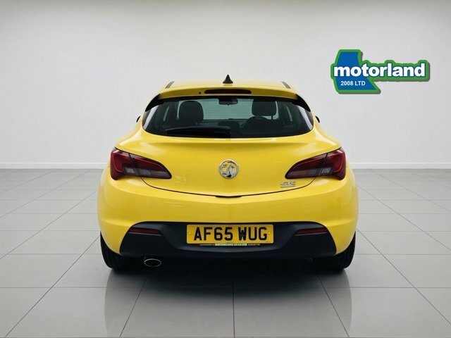 Vauxhall Astra GTC Turbo Sri Coupe AF65WUG Yellow #5