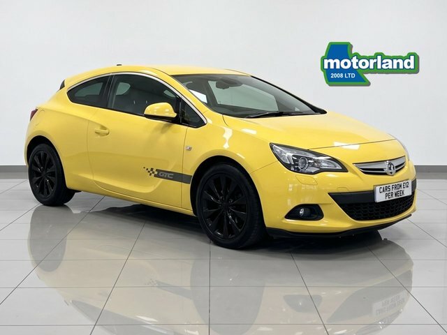 Vauxhall Astra GTC Turbo Sri Coupe Yellow