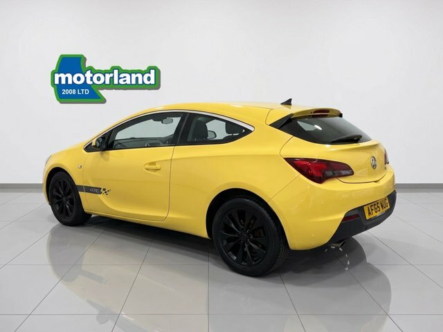 Vauxhall Astra GTC Turbo Sri Coupe AF65WUG Yellow #4