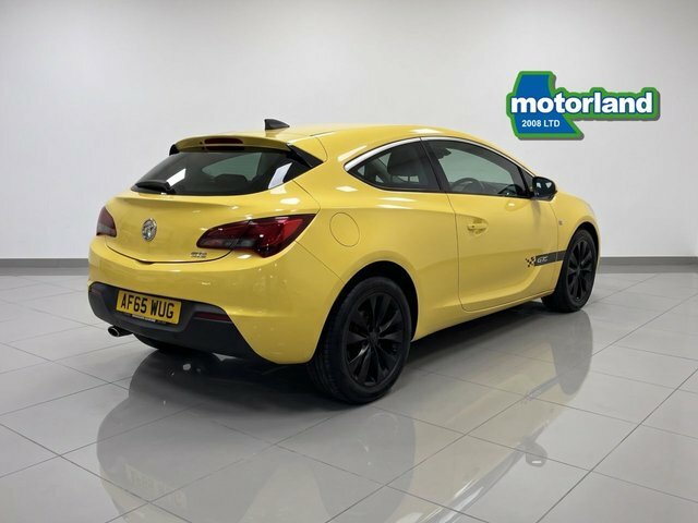 Vauxhall Astra GTC Turbo Sri Coupe AF65WUG Yellow #6