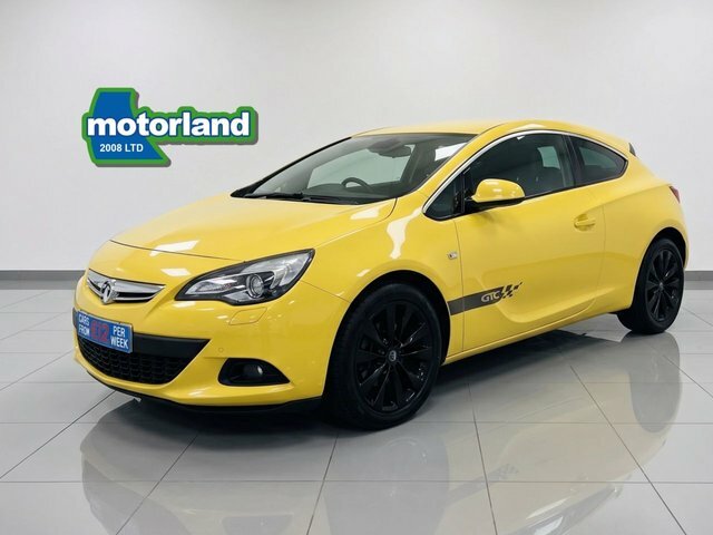 Vauxhall Astra GTC Turbo Sri Coupe AF65WUG Yellow #3