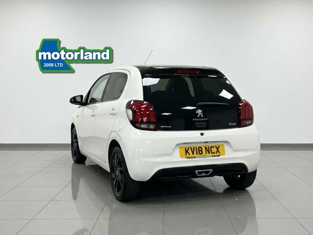 Peugeot 108 Puretech Gt Line Hatchback KV18NCX White #4