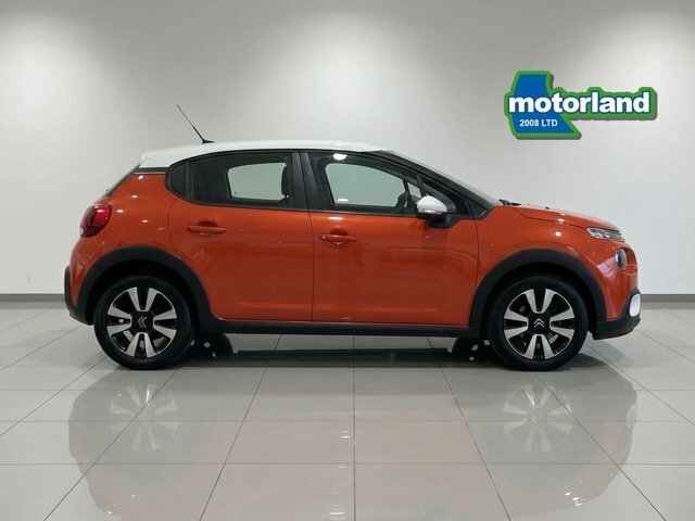 Citroen C3 Puretech Feel Hatchback KT67TZF Orange #6