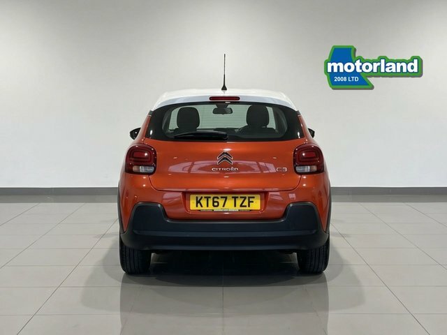 Citroen C3 Puretech Feel Hatchback KT67TZF Orange #5