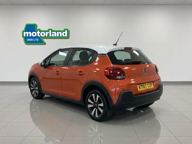 Citroen C3 Puretech Feel Hatchback KT67TZF Orange #4