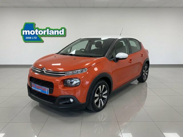 Citroen C3 Puretech Feel Hatchback KT67TZF Orange #3
