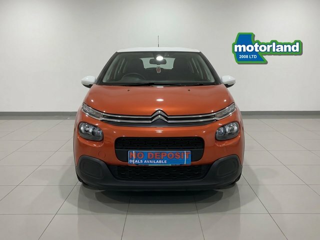Citroen C3 Puretech Feel Hatchback KT67TZF Orange #2