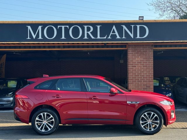 Jaguar F-Pace 2017 2.0 D180 R-sport Awd Euro 6 Ss LF17JMV Red #3