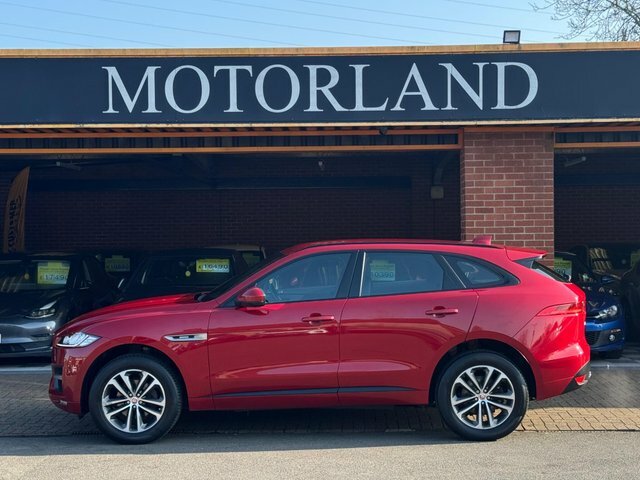 Jaguar F-Pace 2017 2.0 D180 R-sport Awd Euro 6 Ss LF17JMV Red #4