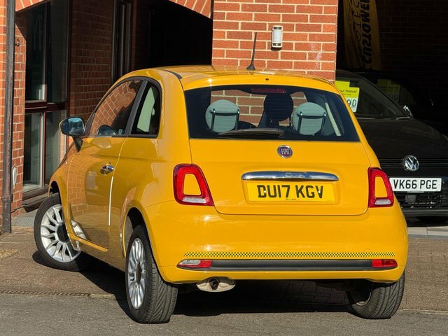 Fiat 500 2017 1.2 Eco Pop Star Euro 6 Ss DU17KGV Yellow #3