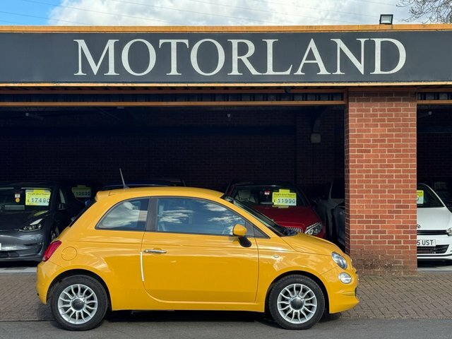 Fiat 500 2017 1.2 Eco Pop Star Euro 6 Ss DU17KGV Yellow #5