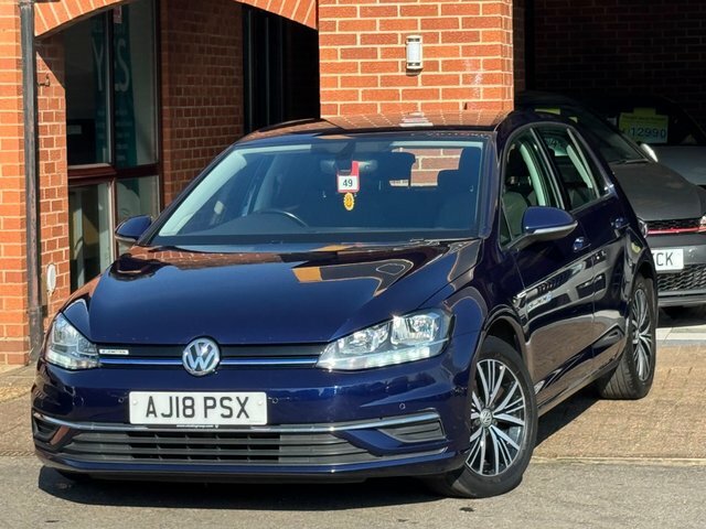 Volkswagen Golf 2018 1.5 Tsi Evo Se Nav Euro 6 Ss AJ18PSX Blue #2