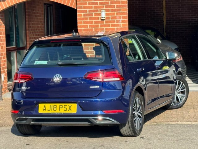 Volkswagen Golf 2018 1.5 Tsi Evo Se Nav Euro 6 Ss AJ18PSX Blue #4