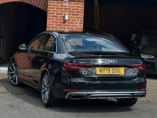 Audi A4 2019 2.0 Tdi 40 S Line S Tronic Quattro Euro 6 S MT19DSE Black #3