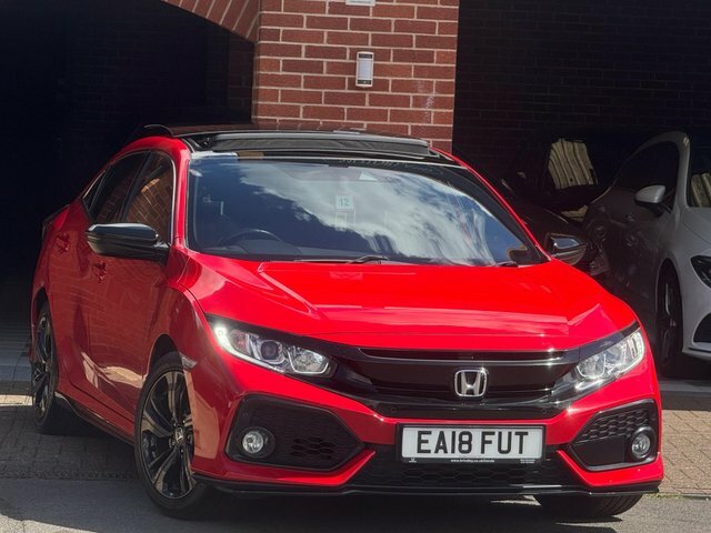 Honda Civic 2018 1.0 Vtec Turbo Ex Euro 6 Ss Red