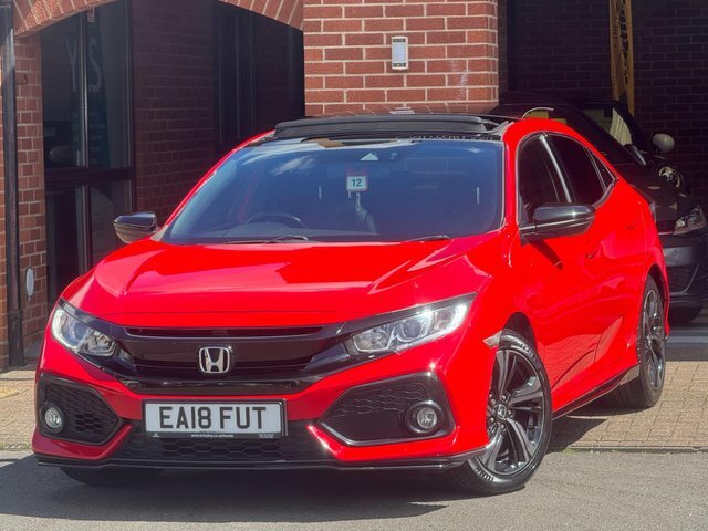 Honda Civic 2018 1.0 Vtec Turbo Ex Euro 6 Ss EA18FUT Red #2