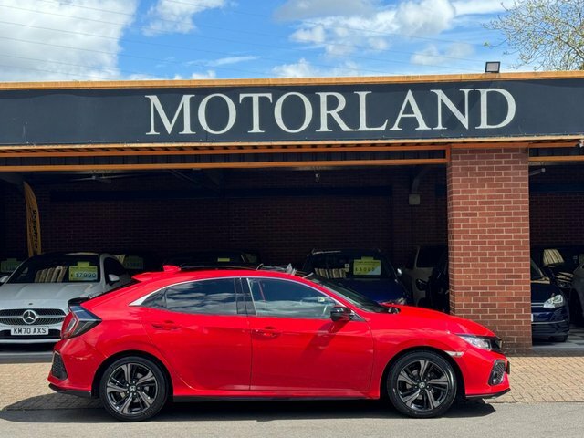 Honda Civic 2018 1.0 Vtec Turbo Ex Euro 6 Ss EA18FUT Red #5