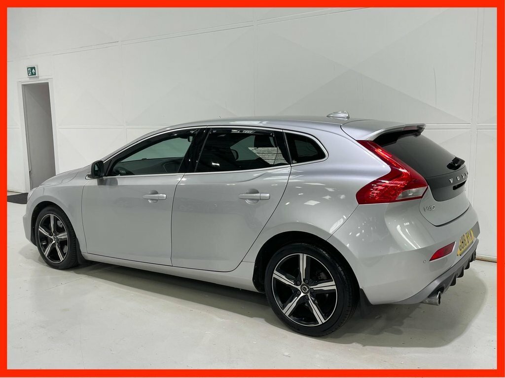 Volvo V40 2.0 D4 R-design Nav Plus Hatchback GU18BYM Silver #5