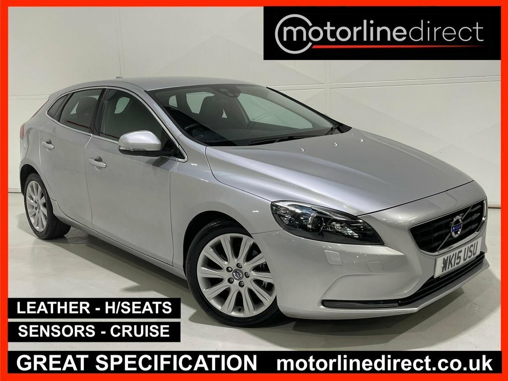 Volvo V40 1.6 D2 Se Lux Hatchback Powershift Euro Silver