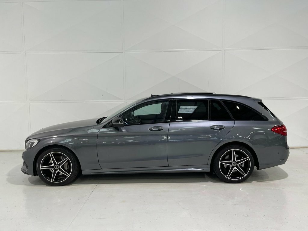Mercedes-Benz C Class 2.0 C200 Amg Line Premium Plus Estate EF67NCJ Grey #6