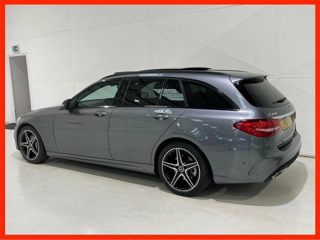 Mercedes-Benz C Class 2.0 C200 Amg Line Premium Plus Estate EF67NCJ Grey #5