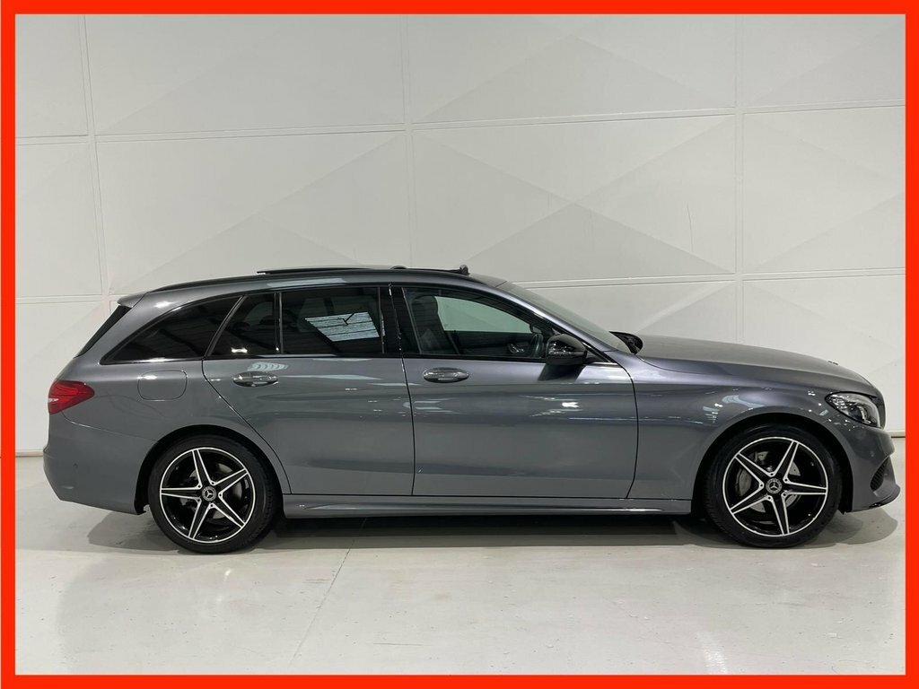 Mercedes-Benz C Class 2.0 C200 Amg Line Premium Plus Estate EF67NCJ Grey #2