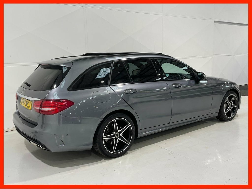 Mercedes-Benz C Class 2.0 C200 Amg Line Premium Plus Estate EF67NCJ Grey #3