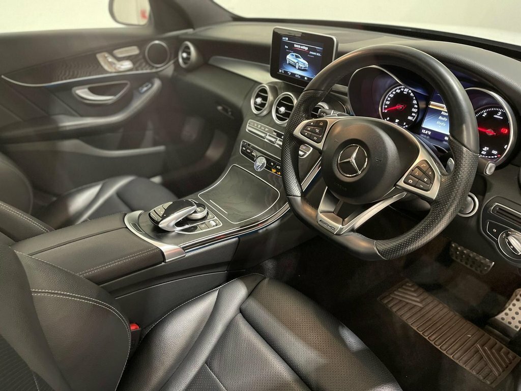 Mercedes-Benz C Class 2.1 C220d Amg Line Premium Saloon G-t White