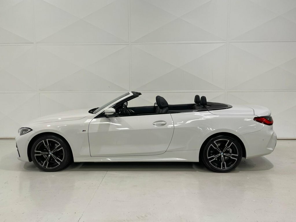 BMW 4 Series 2.0 420I M Sport Convertible Euro PX71XEF White #5
