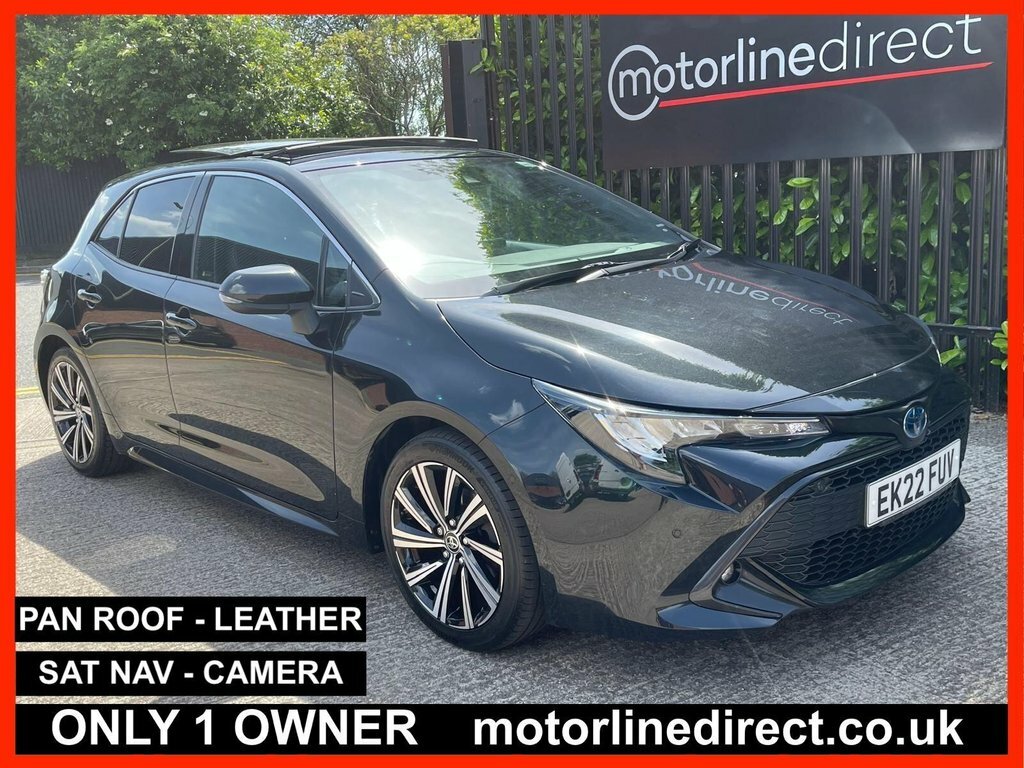 Toyota Corolla 1.8 Vvt-h Gpf Design Hatchback Hybrid C Black