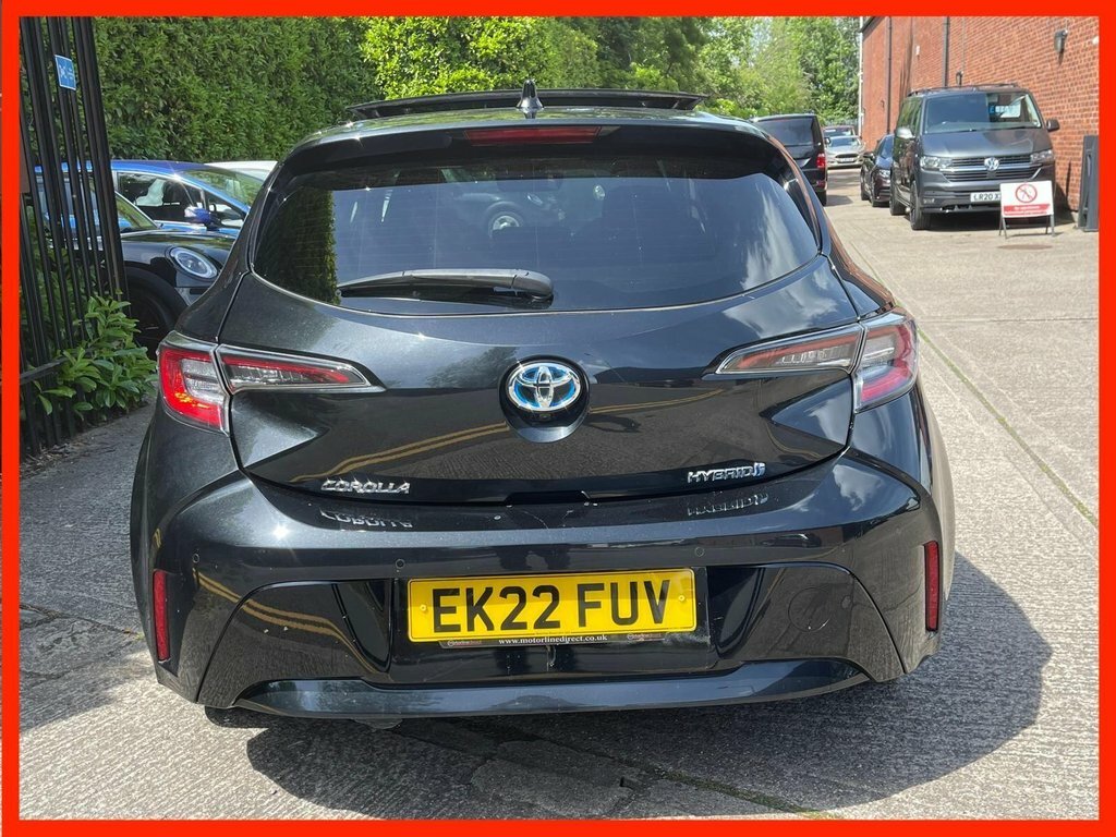 Toyota Corolla 1.8 Vvt-h Gpf Design Hatchback Hybrid C EK22FUV Black #4