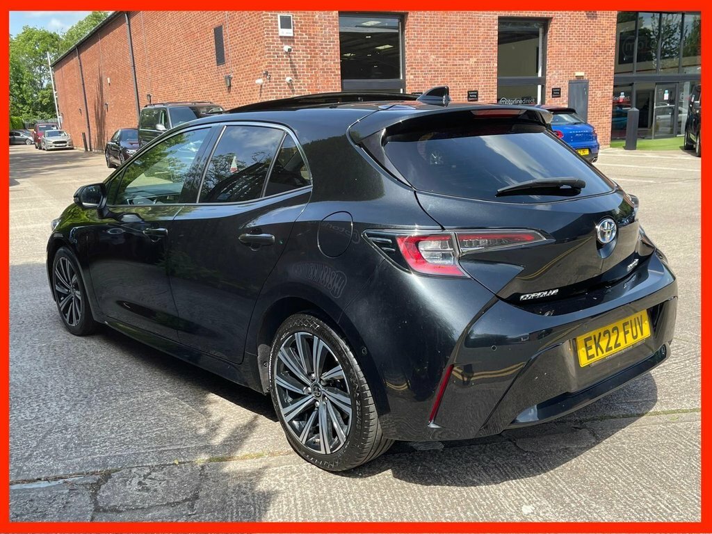 Toyota Corolla 1.8 Vvt-h Gpf Design Hatchback Hybrid C EK22FUV Black #5